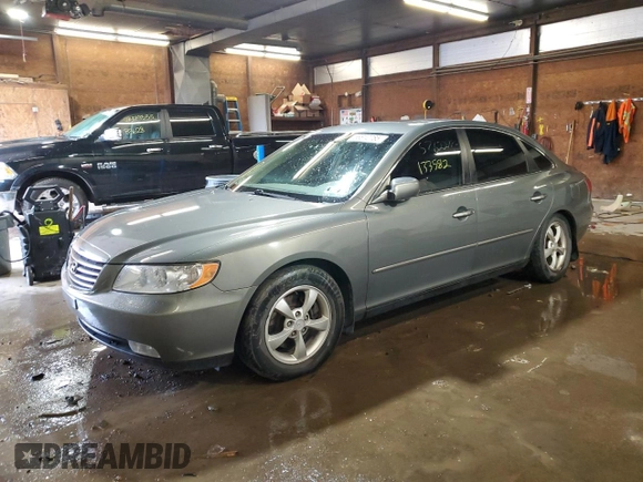 2007 Hyundai Azera GLS с VIN KMHFC46D27A218914, выставлен на аукционе Copart как лот 58812785 с пробегом 133 582 миль миль и Списание • Salvage title. История ставок и продаж доступна на DreamBid. Изображение 1.