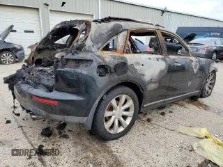2003 Infiniti FX Options with VIN JNRBS08W63X403326, listed as a Copart auction lot 70041524 with Not Provided miles and Non Repairable. Bid and sale history available at DreamBid. Image 3.