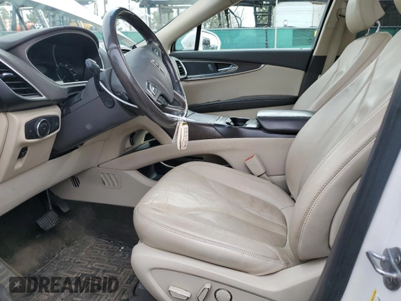2016 Lincoln MKX Select with VIN 2LMTJ8KR3GBL62465, listed as a Copart auction lot 51335855 with 147,493 mi miles and Salvage Title. Bid and sale history available at carsss.com. Image 7.