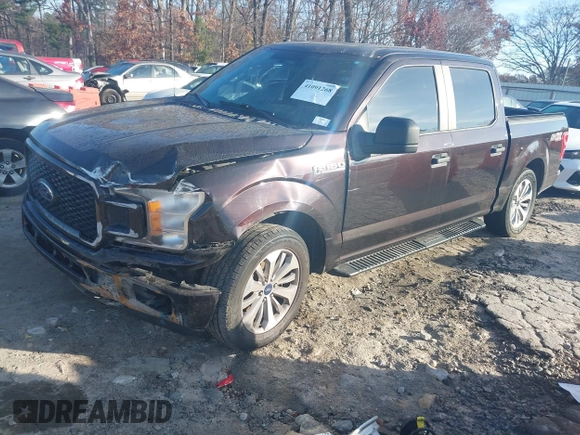 2018 Ford F-150 XL with VIN 1FTEW1C50JFA26307, listed as a IAAI auction lot 41091268 with 129,012 mi miles and . Bid and sale history available at DreamBid. Image 20.