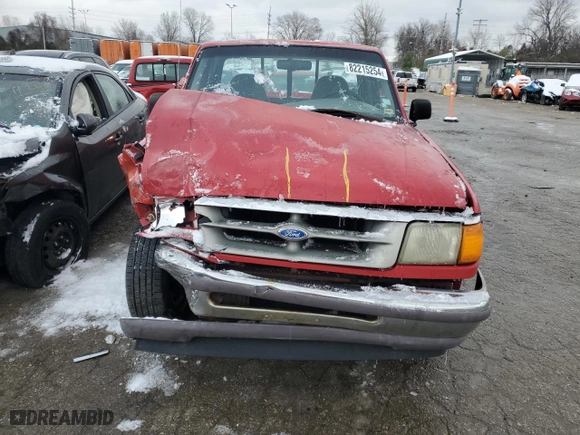 1997 Ford Ranger XLT with VIN 1FTCR10A8VPA12915, listed as a Copart auction lot 82215254 with 154,788 mi miles and Salvage Title. Bid and sale history available at carsss.com. Image 5.