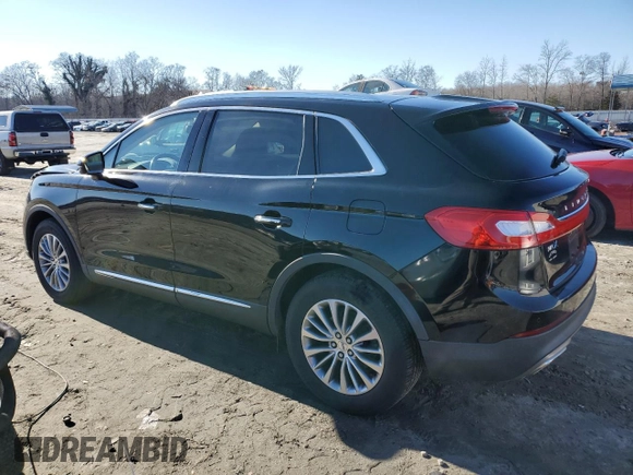 2017 Lincoln MKX Select with VIN 2LMPJ6KR1HBL47020, listed as a Copart auction lot 37538494 with 25,736 mi miles and Salvage Title. Bid and sale history available at carsss.com. Image 2.