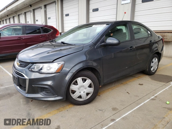 2018 Chevrolet Sonic LS with VIN 1G1JB5SH0J4125145, listed as a Copart auction lot 49402054 with 75,850 mi miles and Salvage title. Bid and sale history available at DreamBid. Image 1.