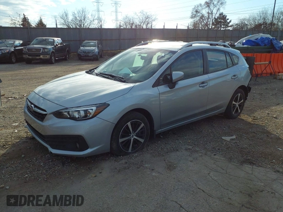 2023 Subaru Impreza Premium with VIN 4S3GTAD62P3701626, listed as a IAAI auction lot 41085511 with 28,745 mi miles and . Bid and sale history available at DreamBid. Image 18.