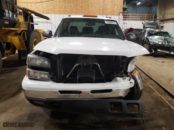 2004 Chevrolet Silverado 2500 Crew Cab LS with VIN 1GCGK23U14F262941, listed as a Copart auction lot 76968874 with NaN miles and Salvage Title. Bid and sale history available at carsss.com. Image 5.