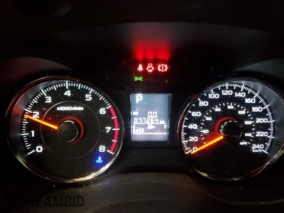 2014 Subaru Forester with VIN JF2SJCPC0EH482356, listed as a Copart auction lot 76072354 with 77,264 mi miles and Salvage title. Bid and sale history available at DreamBid. Image 9.