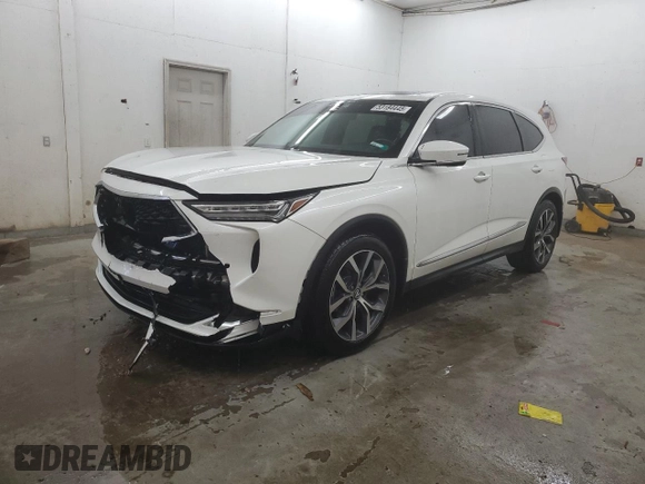 2022 Acura MDX Technology с VIN 5J8YD9H4XNL012201, выставлен на аукционе Copart как лот 53184445 с пробегом 43 091 миль миль и Списание • Salvage title. История ставок и продаж доступна на DreamBid. Изображение 1.