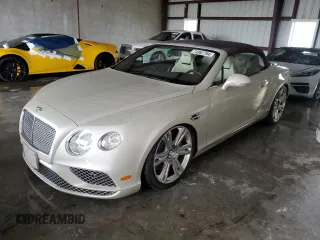 2016 Bentley Continental GT V8 with VIN SCBGT3ZA2GC054995, listed as a Copart auction lot 74082794 with 14,801 mi miles and Salvage Title. Bid and sale history available at DreamBid. Image 1.