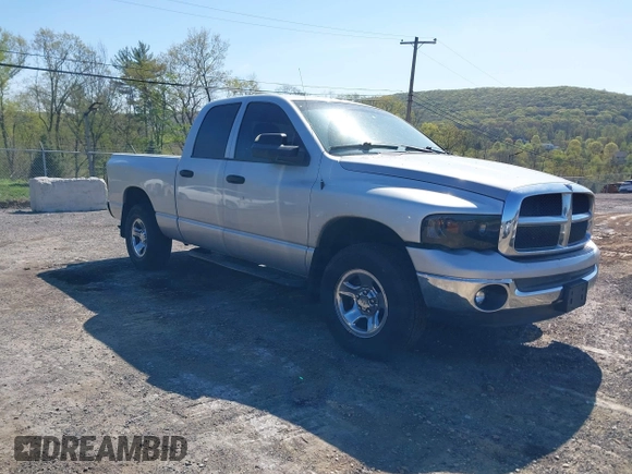 2005 Dodge 1500 SLT with VIN 1D7HA18N95S273980, listed as a IAAI auction lot 42154184 with 251,404 mi miles. Bid and sale history available at carsss.com. Image 1.
