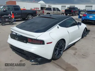 2024 Nissan Z Performance with VIN JN1BZ4BH1RM361447, listed as a IAAI auction lot 41903275 with 9,574 mi miles and . Bid and sale history available at DreamBid. Image 4.