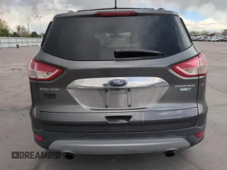 2014 Ford Escape Titanium with VIN 1FMCU9J97EUB30467, listed as a Copart auction lot 54949035 with 112,013 mi miles and Salvage Title. Bid and sale history available at DreamBid. Image 6.