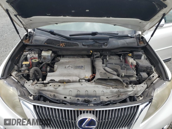 2011 Lexus RX 450h with VIN JTJBC1BA3B2033994, listed as a Copart auction lot 57708835 with 161,022 mi miles and Clean title. Bid and sale history available at DreamBid. Image 12.