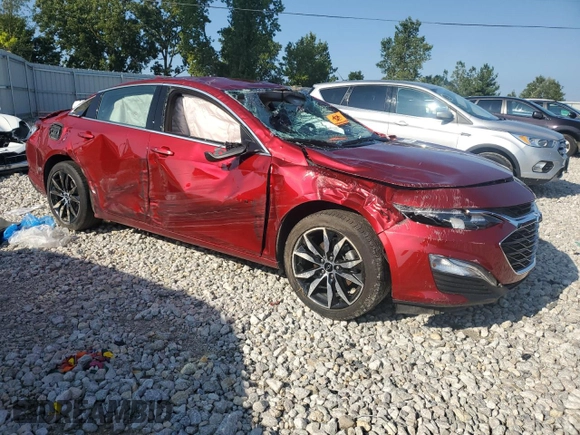 2023 Chevrolet Malibu RS with VIN 1G1ZG5ST6PF142652, listed as a Copart auction lot 66702734 with Not Provided miles and Salvage Title. Bid and sale history available at DreamBid. Image 4.