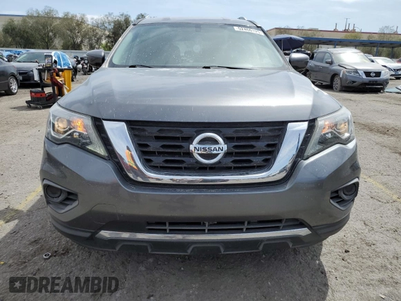 2020 Nissan Pathfinder S z VIN 5N1DR2AN4LC592594, wystawiony jako Copart lot #52460125 z przebiegiem 86 655 mil mil oraz Szkoda całkowita • Salvage title. Historia ofert i sprzedaży dostępna na DreamBid. Obrazek 5.