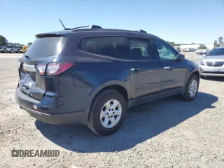 2017 Chevrolet Traverse LS with VIN 1GNKRFED5HJ165598, listed as a Copart auction lot 50578715 with Not provided miles and Salvage title. Bid and sale history available at DreamBid. Image 3.