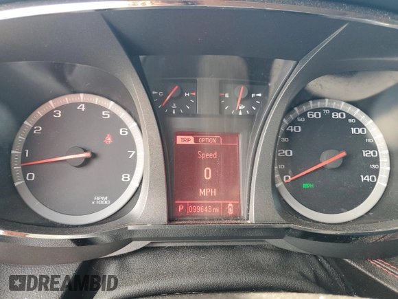 2013 GMC Terrain Denali with VIN 2GKFLYE38D6155500, listed as a Copart auction lot 47084335 with 99,643 mi miles and Salvage Title. Bid and sale history available at DreamBid. Image 9.