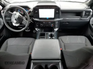 2024 Ford F-150 STX with VIN 1FTEW2LP0RKD27766, listed as a Copart auction lot 52286875 with 9,880 mi miles and Salvage Title. Bid and sale history available at carsss.com. Image 8.