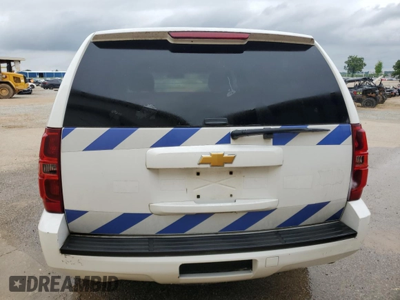 2012 Chevrolet Tahoe Commercial with VIN 1GNLC2E00CR320791, listed as a Copart auction lot 58566425 with 271,818 mi miles and Clean title. Bid and sale history available at DreamBid. Image 6.