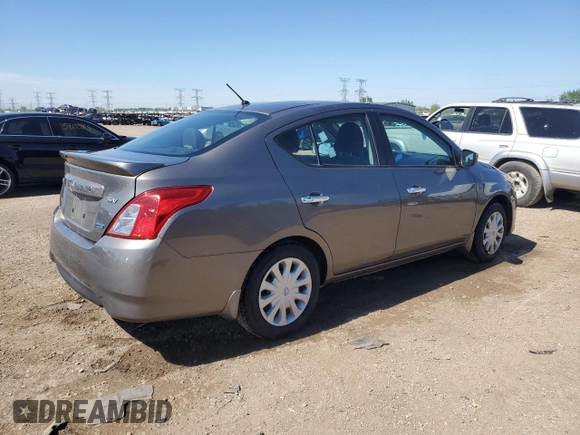 2015 Nissan Versa SV with VIN 3N1CN7AP5FL860607, listed as a Copart auction lot 58093385 with 150,926 mi miles and Salvage title. Bid and sale history available at DreamBid. Image 3.