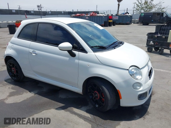 2015 FIAT 500 Sport with VIN 3C3CFFBR9FT657275, listed as a IAAI auction lot 42497569 with 87,011 mi miles and . Bid and sale history available at DreamBid. Image 1.
