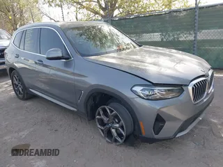 2024 BMW X3 sDrive30i with VIN 5UX43DP08R9U80981, listed as a IAAI auction lot 41801168 with 10,673 mi miles and . Bid and sale history available at DreamBid. Image 1.