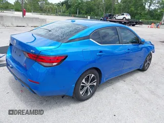 2020 Nissan Sentra SV with VIN 3N1AB8CV6LY266821, listed as a IAAI auction lot 42611492 with 57,362 mi miles and . Bid and sale history available at DreamBid. Image 4.