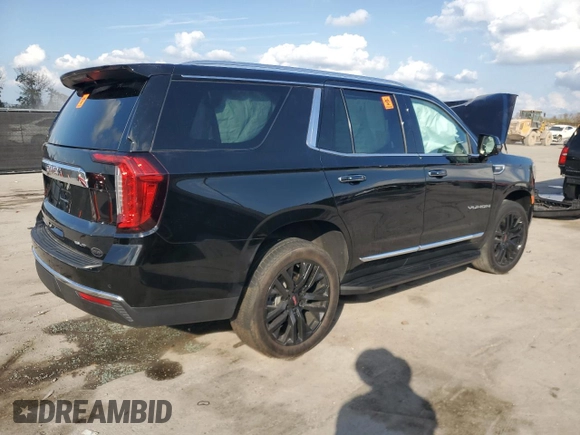 2022 GMC Yukon SLT with VIN 1GKS2BKDXNR163096, listed as a Copart auction lot 43572645 with 0 mi miles and Non Repairable. Bid and sale history available at carsss.com. Image 3.
