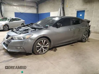 2016 Nissan Maxima SL with VIN 1N4AA6AP5GC399874, listed as a Copart auction lot 62103975 with 130,423 mi miles and Salvage title. Bid and sale history available at DreamBid. Image 1.