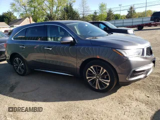 2020 Acura MDX Technology with VIN 5J8YD4H53LL048076, listed as a Copart auction lot 53935825 with 36,260 mi miles and Salvage title. Bid and sale history available at DreamBid. Image 4.