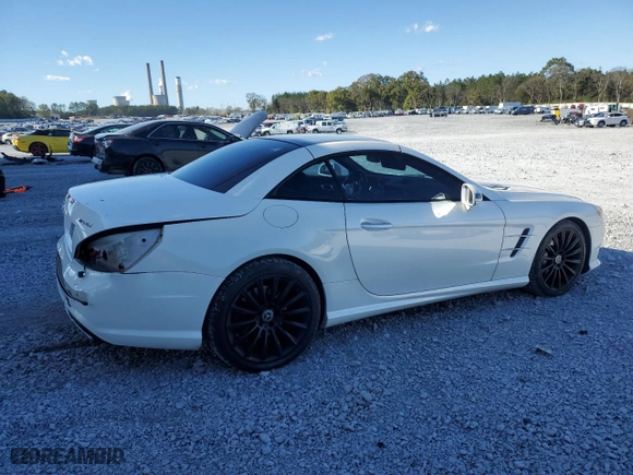 2013 Mercedes-Benz SL-Class SL 550 with VIN WDDJK7DA8DF010620, listed as a Copart auction lot 81599554 with 89,339 mi miles and Salvage Title. Bid and sale history available at carsss.com. Image 3.