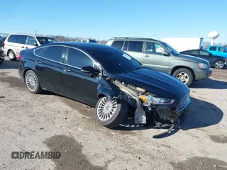 2016 Ford Fusion Titanium with VIN 3FA6P0K95GR135766, listed as a IAAI auction lot 41735040 with 99,256 mi miles. Bid and sale history available at carsss.com. Image 1.