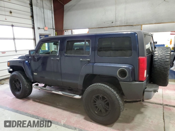 2007 Hummer H3 SUV with VIN 5GTDN13E478117021, listed as a Copart auction lot 75797694 with 157,256 mi miles and Salvage Title. Bid and sale history available at carsss.com. Image 2.