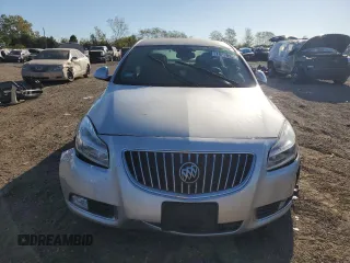 2011 Buick Regal CXL RL1 with VIN 2G4GN5EC4B9186291, listed as a Copart auction lot 74019104 with 27,646 mi miles and Salvage Title. Bid and sale history available at DreamBid. Image 5.