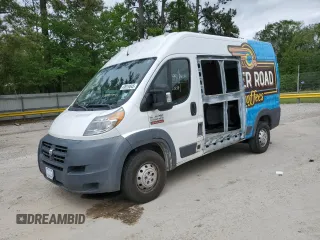2017 Ram ProMaster Cargo with VIN 3C6TRVCG4HE548313, listed as a Copart auction lot 49919845 with 165,160 mi miles and Salvage Title. Bid and sale history available at DreamBid. Image 1.