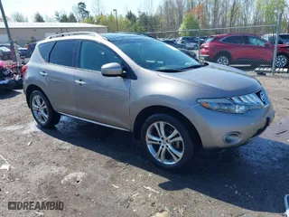2010 Nissan Murano LE with VIN JN8AZ1MW8AW128584, listed as a IAAI auction lot 41913899 with 96,039 mi miles. Bid and sale history available at carsss.com. Image 1.