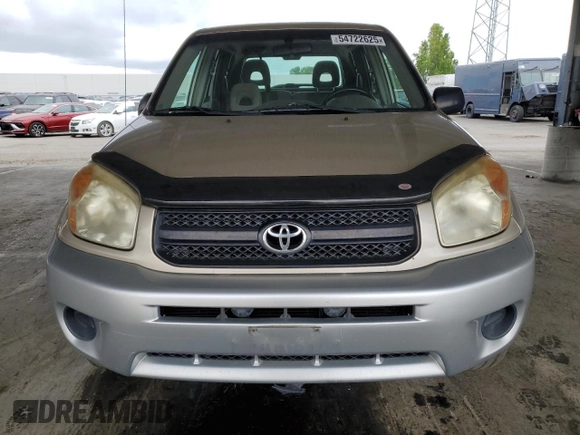 2005 Toyota RAV4 with VIN JTEGD20V850056958, listed as a Copart auction lot 54722625 with 218,250 mi miles and Clean Title. Bid and sale history available at carsss.com. Image 5.