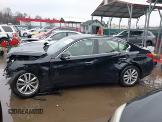 2015 Infiniti Q50 Premium with VIN JN1BV7AR1FM405854, listed as a IAAI auction lot 41516401 with 89,382 mi miles and . Bid and sale history available at DreamBid. Image 15.