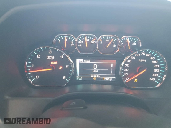 2015 Chevrolet Silverado 1500 LT with VIN 3GCUKREC6FG464613, listed as a Copart auction lot 51180085 with 93,304 mi miles and Salvage Title. Bid and sale history available at DreamBid. Image 9.