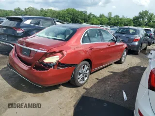2018 Mercedes-Benz C 300 with VIN WDDWF4KB3JR416416, listed as a Copart auction lot 61609695 with 30,717 mi miles and Salvage title. Bid and sale history available at DreamBid. Image 3.