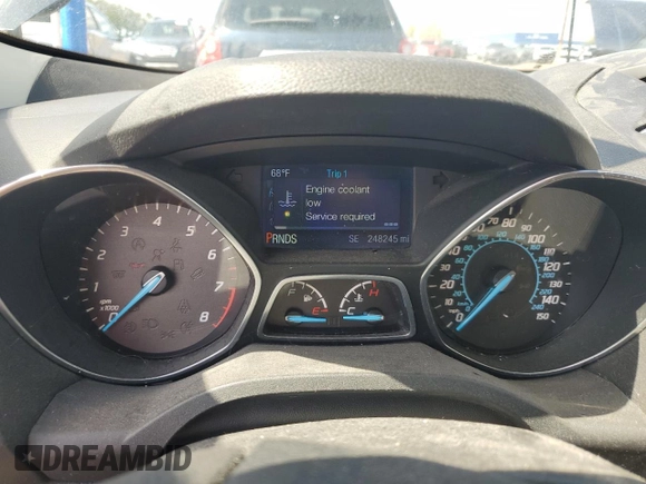 2013 Ford Escape SE with VIN 1FMCU0GX4DUC74025, listed as a Copart auction lot 56251735 with 248,245 mi miles and Clean Title. Bid and sale history available at DreamBid. Image 9.