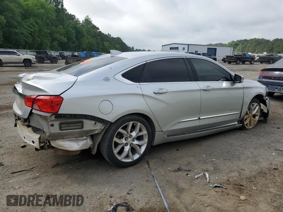2015 Chevrolet Impala LTZ with VIN 2G1165S38F9104850, listed as a Copart auction lot 52028615 with 155,730 mi miles and Salvage Title. Bid and sale history available at DreamBid. Image 3.