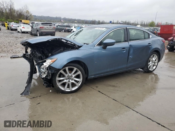 2015 Mazda 6 i Touring with VIN JM1GJ1V51F1193395, listed as a Copart auction lot 51529765 with Not Provided miles and Salvage Title. Bid and sale history available at DreamBid. Image 1.