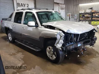 2006 Chevrolet Avalanche Z71 with VIN 3GNEK12Z66G101105, listed as a Copart auction lot 80002024 with 187,114 mi miles and Salvage title. Bid and sale history available at DreamBid. Image 4.