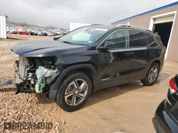 2020 GMC Terrain SLT with VIN 3GKALVEV9LL242360, listed as a Copart auction lot 50248075 with 174,907 mi miles and Clean Title. Bid and sale history available at DreamBid. Image 1.