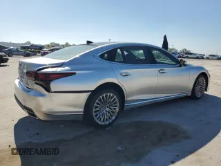 2024 Lexus LS with VIN JTHD51GF5R5012520, listed as a Copart auction lot 49307425 with 1,728 mi miles and Salvage Title. Bid and sale history available at carsss.com. Image 3.