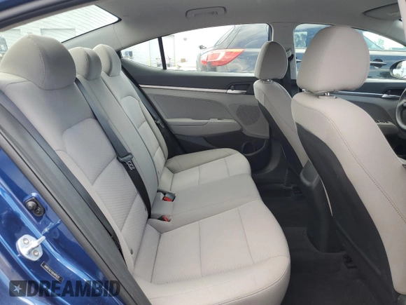 2019 Hyundai Elantra SE with VIN 5NPD74LFXKH495222, listed as a Copart auction lot 51263395 with 58,278 mi miles and Salvage Title. Bid and sale history available at DreamBid. Image 10.