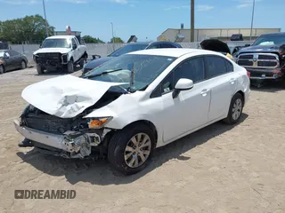 2012 Honda Civic LX z VIN 19XFB2F50CE022045, wystawiony jako IAAI lot #42380684 z przebiegiem 179 026 mil mil oraz . Historia ofert i sprzedaży dostępna na DreamBid. Obrazek 19.
