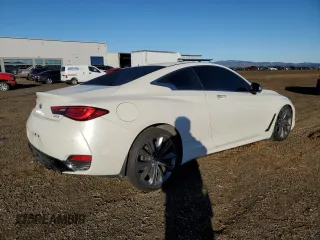 2021 Infiniti Q60 Red Sport 400 with VIN JN1FV7LK3MM530255, listed as a Copart auction lot 82806824 with 27,540 mi miles and Salvage title. Bid and sale history available at DreamBid. Image 3.