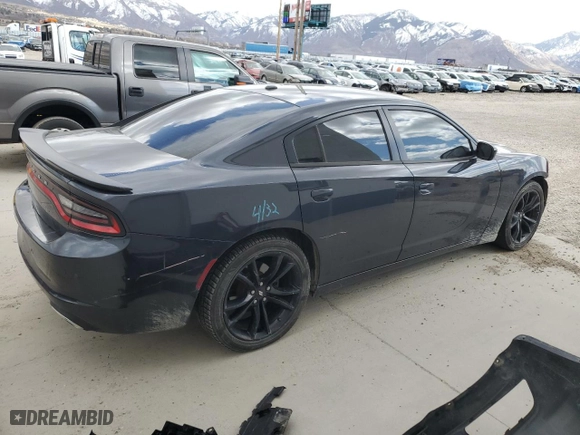 2017 Dodge Charger SE with VIN 2C3CDXBG5HH575971, listed as a Copart auction lot 48461915 with 71,653 mi miles and Salvage Title. Bid and sale history available at carsss.com. Image 3.