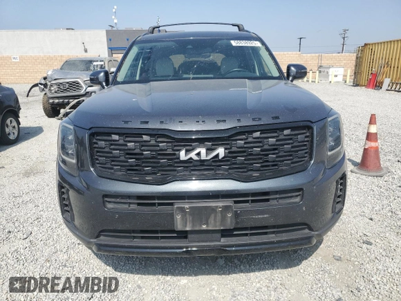 2022 Kia Telluride EX with VIN 5XYP3DHC4NG286223, listed as a Copart auction lot 58838925 with 45,444 mi miles and Salvage title. Bid and sale history available at DreamBid. Image 5.
